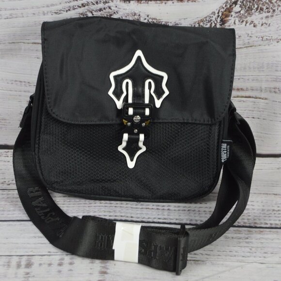 Trapstar Irongate T Crossbody Bag Black Y2K NEW - Picture 1 of 12
